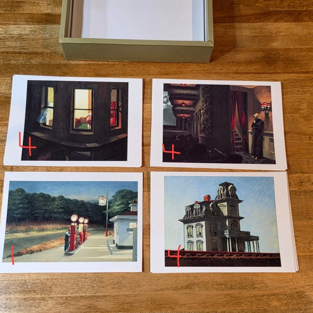 Edward Hopper MoMA Note Card Set 13 Blank Cards Envelopes American Realism Art